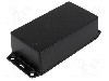 Carcasa ABS, 66mmx121mmx40mm, IP54, HAMMOND - 1591XXCFLBK