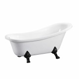 Leziter Cada freestanding Clark 170x73x73 cm, negru Mobalis Homvera