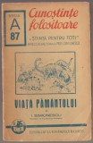 Ion Simionescu - Viata Pamantului - Cunostinte folositoare