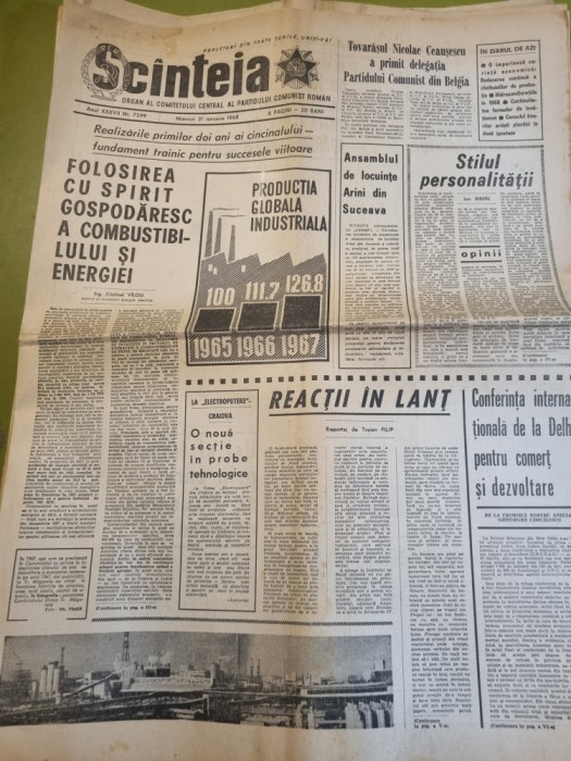 scanteia 31 ianuarie 1968-art. arini suceava,electroputere craiova
