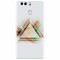 Husa silicon pentru Huawei P9 Plus, Abstract Grunge Light Triangle