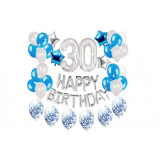 Set 33 baloane pentru petrecere, aniversare HAPPY BIRTHDAY - 30, Oem