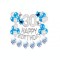 Set 33 baloane pentru petrecere, aniversare HAPPY BIRTHDAY - 30