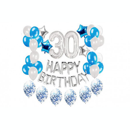 Set 33 baloane pentru petrecere, aniversare HAPPY BIRTHDAY - 30