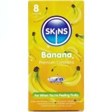 Prezervative SKINS Banana Premium, 8 Buc.