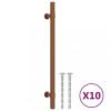Manere de dulap, 10 buc., bronz, 192 mm, otel inoxidabil