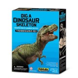 Joc sapa si descopera un dinozaur, Tyrannosaurus Rex, Dig a Dinosaur Skeleton, 4M