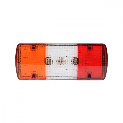 Lampa spate dreptunghiulara 28 LED-uri cu 3 compartimente 12V foto
