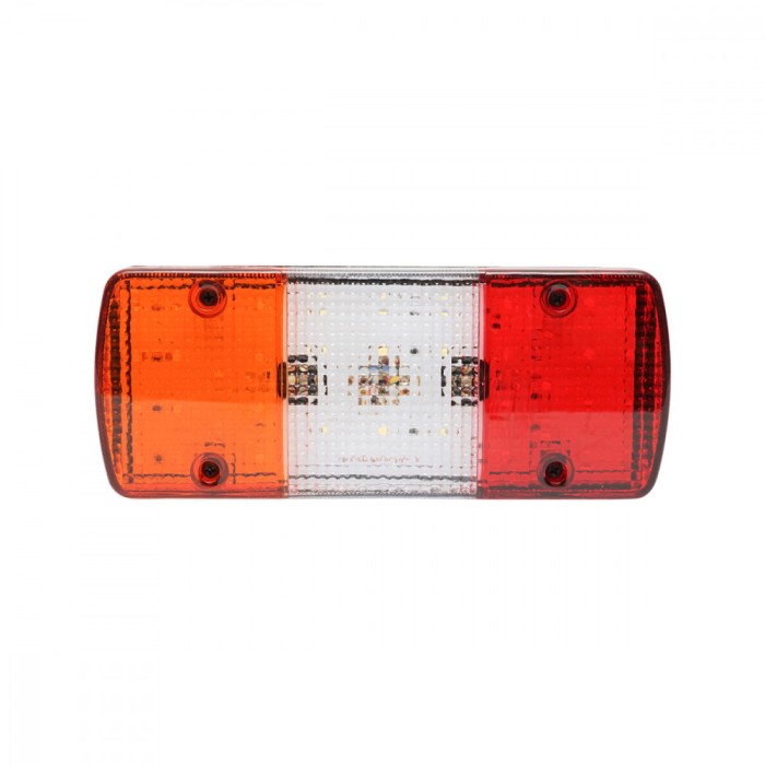 Lampa spate dreptunghiulara 28 LED-uri cu 3 compartimente 12V