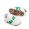 Adidasi bebelusi, albi cu detalii verzi (Marime Disponibila: 6-9 luni (Marimea, Superbaby