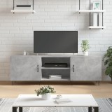 Cumpara ieftin Comodă TV, gri beton, 150x30x50 cm, lemn compozit