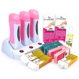 Cumpara ieftin Kit Epilare Triple Pink Ital + CADOU Rezerva Ceara cu Aplicator Ingust