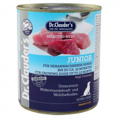 Conserva Dr. Clauder`s Dog Selected meat - Junior - 800gr foto