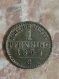 1 Pfenning 1868 C., Europa