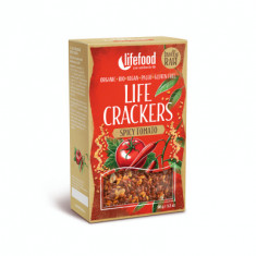 Lifecrackers cu chilli si rosii raw bio 90g foto