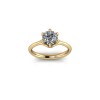 Inel Logodna Aur Galben 14k Zirconiu Elegant | Producator Inele Aur