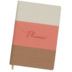 Agenda nedatata, format B5, 224 file, tricolor foto