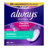 Absorbante zilnice Liners Normal, 60 bucati, Always