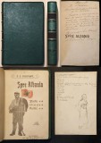 C. 1905 ALBANIA Studiu ETNIC si POLITIC C.S Constante Dedicatie pt Ministrul MIHAIL VLADESCU 212 pag + o schita Monografie Istorie Geografie Obiceiuri