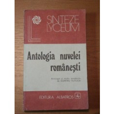 ANTOLOGIA NUVELEI ROMANESTI-DUMITRU TIUTIUCA ,BUC.1990