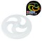 Accesoriu jucarie Frisbee disc zburator, DIY luminescent, 19 cm, ABS