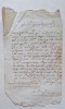 Act juridic manuscris &ndash; Consiliul Comunal Vărlezi, județul Covurlui &ndash; 1888