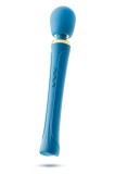 Vibrator Wand Dianna, 20 Moduri Vibratii, 5 Viteze, Silicon, USB Magnetic, Albastru, 31.1 cm