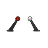 Lampa Gabarit Led Cu Brat 875L W21.3Star, 12V-24V, Pozitie Alb Rosu Stanga