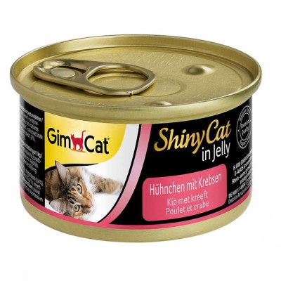 GimCat ShinyCat chicken + crab 70 g foto