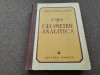 Geometrie Analitica - I.Creanga, Gh.Gheorghiev, M.Roth (1951), Editura Tehnica - Curs Matematica Liceu, Olimpiade