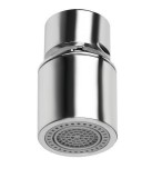Cumpara ieftin Cap economizor pentru robinet M22, rotativ, crom, 2.2 x 4.5 x 2.7 cm, debit reglabil cu 2 moduri de pulverizare