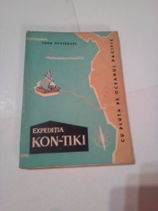 EXPEDITIA KON-TIKI . CU PLUTA PE OCEANUL PACIFIC ~ THOR HEYERDAHL foto