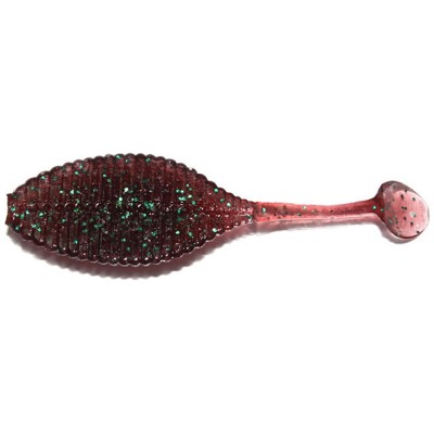 Grub Hide Up Stagger Wide 1.5&amp;quot; Salt, S-03 UV Fujitsubo Broun Bug, 3.8cm, 8buc/pac foto