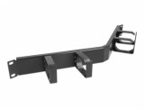 Organizator cabluri 19&quot; 1U 4 inele unghi Negru, Delock 66667