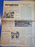 ziarul sportul popular 6 iunie 1966 - fotbal steaua-rapid 3-2 ,uta - petrolul 2-0