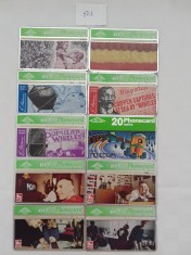 = LOT 501 - ANGLIA - 10 CARTELE TELEFONICE DIFERITE = foto