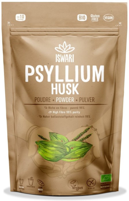 Psyllium BIO, sub forma de pulbere Iswari