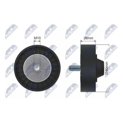 Rola intinzator curea transmisie Bmw Seria 1, 1, 1, 1, 3, 3, 3, 3, 5, 5, 6, 6, 7 2.5, 3.0 09.2004-12.13, 483-26 foto