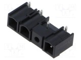 Regletă de conexiuni deconectabilă 7,62mm 3 piste neagră DEGSON ELECTRONICS