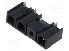 Regletă de conexiuni deconectabilă 7,62mm 3 piste neagră DEGSON ELECTRONICS foto