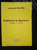 Publicist la Suceava (1966-1972) - Leonard Gavriliu