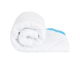 Cumpara ieftin Pilota de iarna antiacarieni, Somnomed, microfibra alba, 200x220, umplutura groasa de iarna, 400 gsm