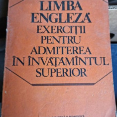 Limba engleza exercitii pentru admiterea in invatamantul superior