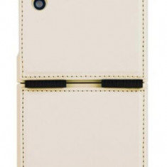 Husa Protectie Nillkin Qin Series Piele Ecologica pentru Samsung Galaxy Z Flip4, Alb