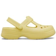 Saboti Crocs Toddler Classic Mary Jane Clog Galben - Daylily