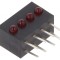 LED Orizontală 1.8mm Roșie 4 Diode 20mA 40&deg;