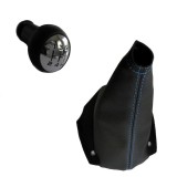 Set nuca cu manson schimbator viteze MARTI-NIK 15 compatibil cu PEUGEOT 307 2001-2008, 5 viteze, piele