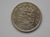 10 ESCUDOS 1952 ANGOLA-argint, Africa