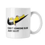 Cana alba personalizata cu textul &quot;Just do it&quot;, INOVATIX&reg;. 330ml, Oem