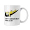 Cana alba personalizata cu textul &quot;Just do it&quot;, INOVATIX&reg;. 330ml